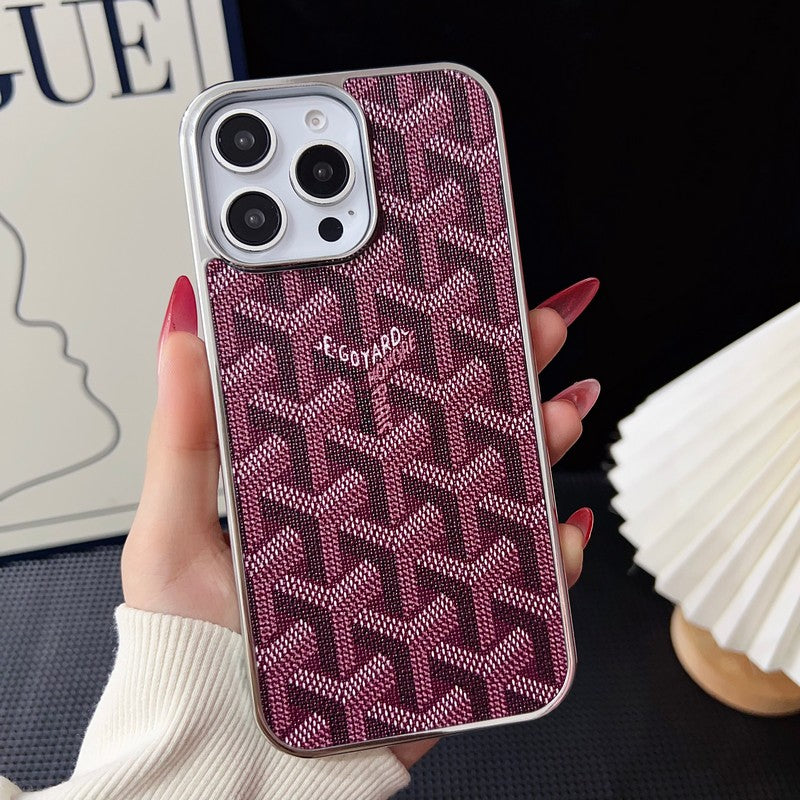 Goya Coque et skin iPhone multicolore en or blanc