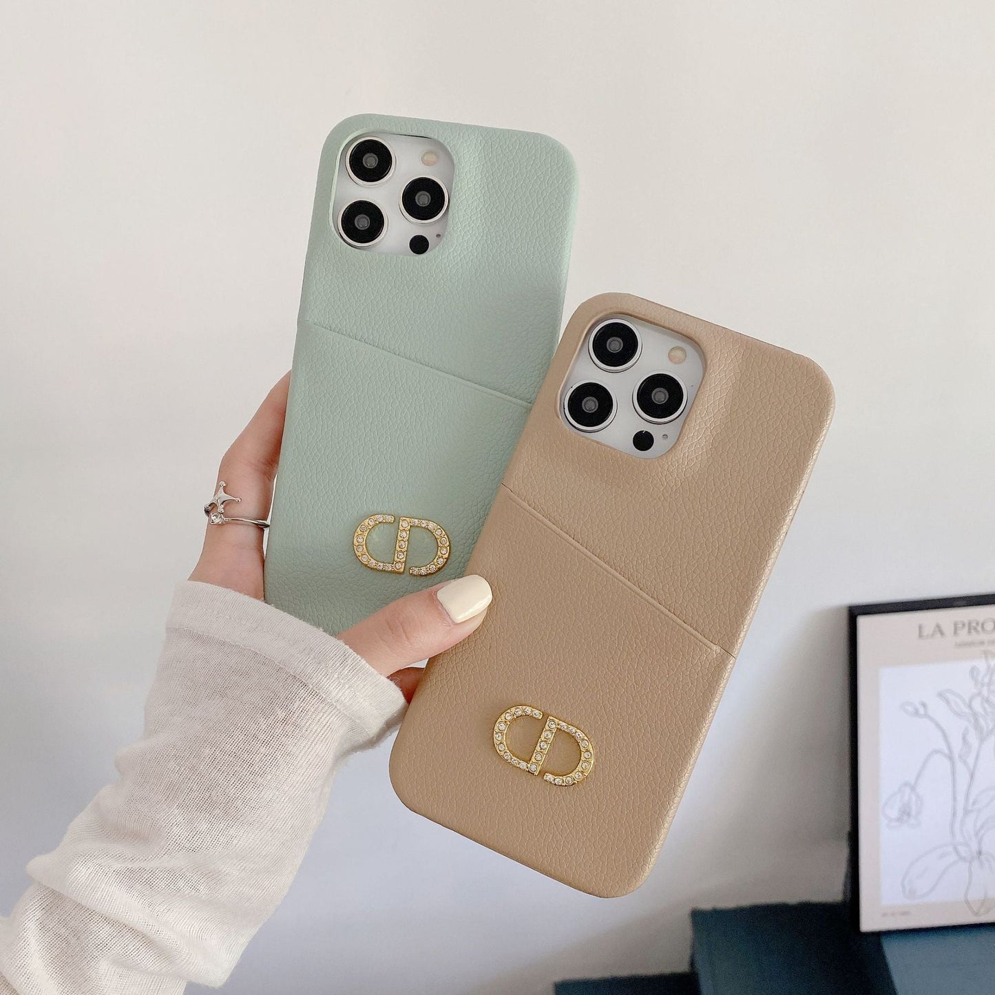 قاب چرمی آیفون سی دی