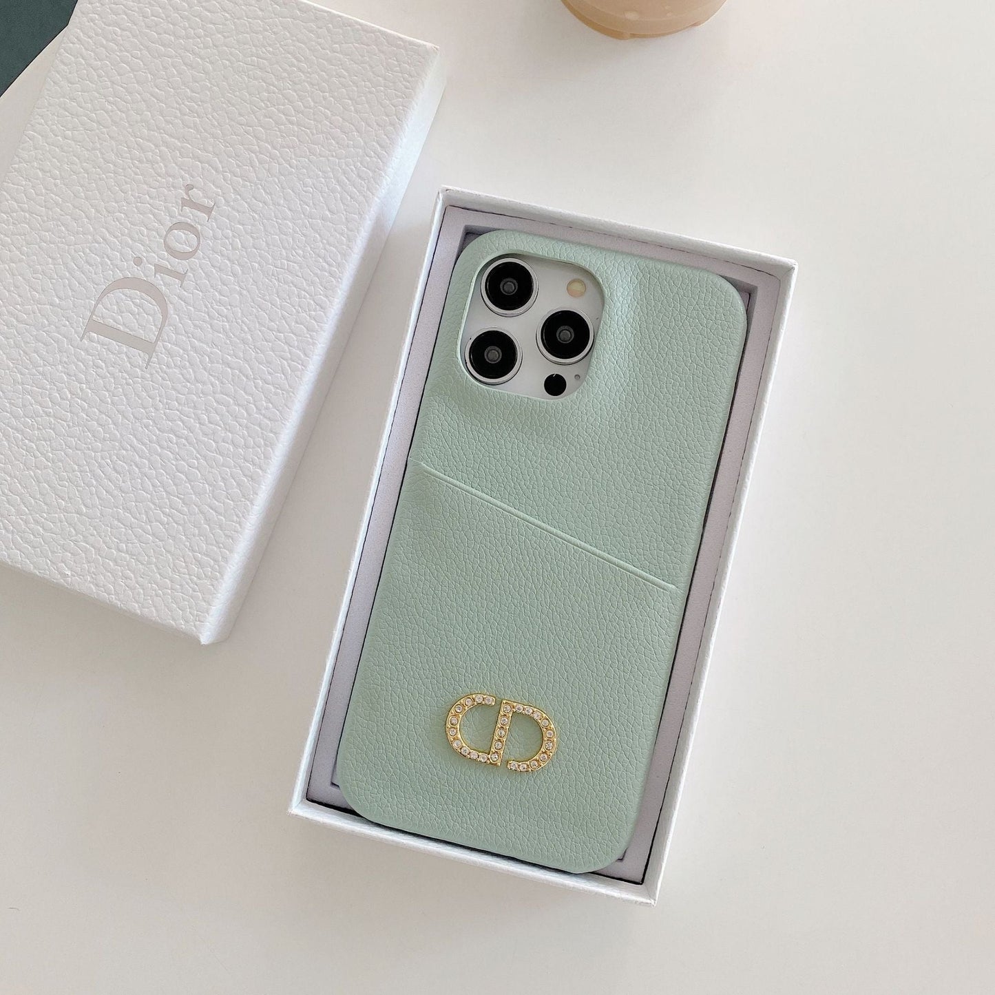 قاب چرمی آیفون سی دی