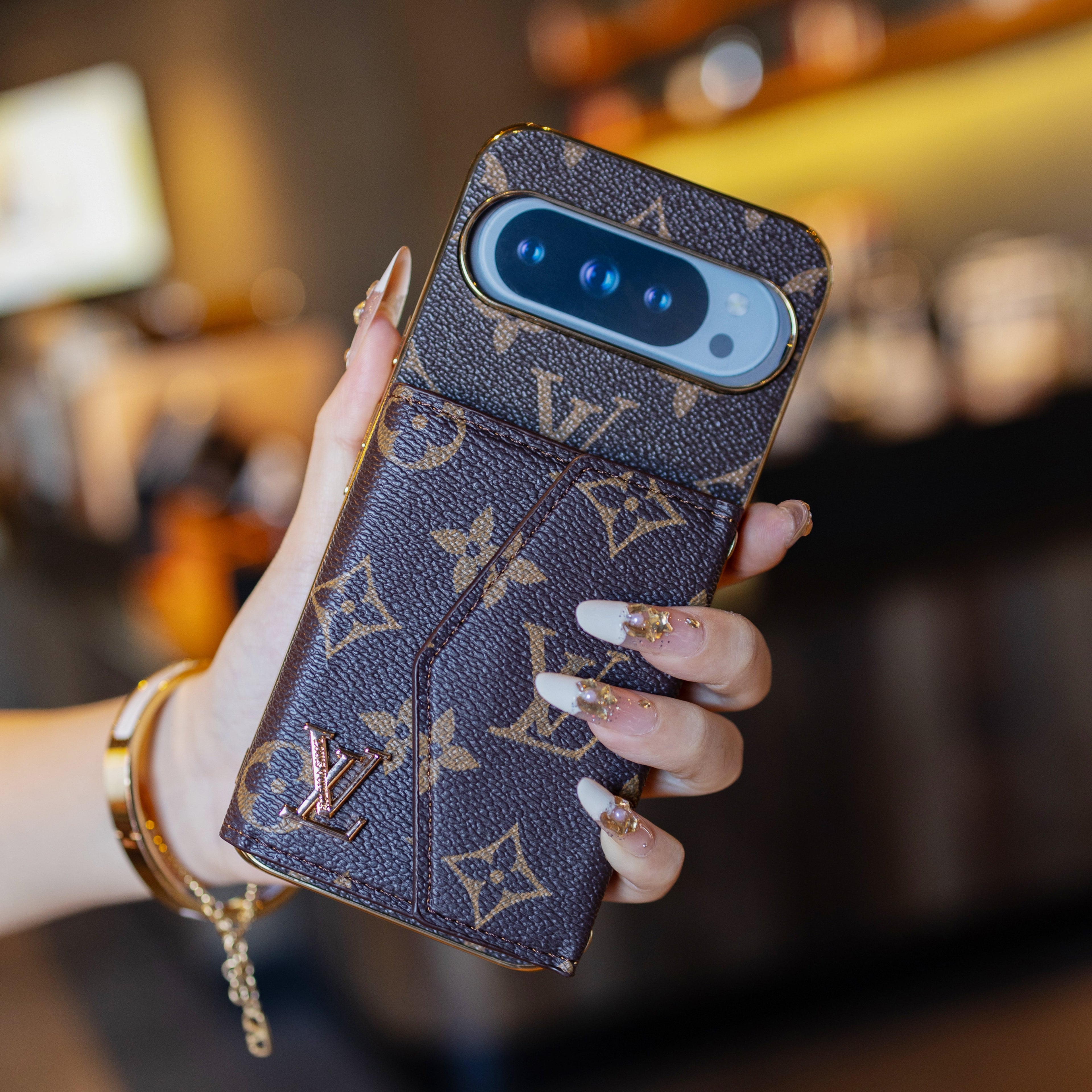 Luxury Card Holder Style Google Pixel phone case