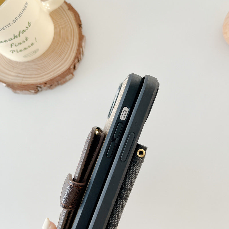 Pouzdro na iPhone Coach s peněženkou a crossbody popruhem bílé -XK240402