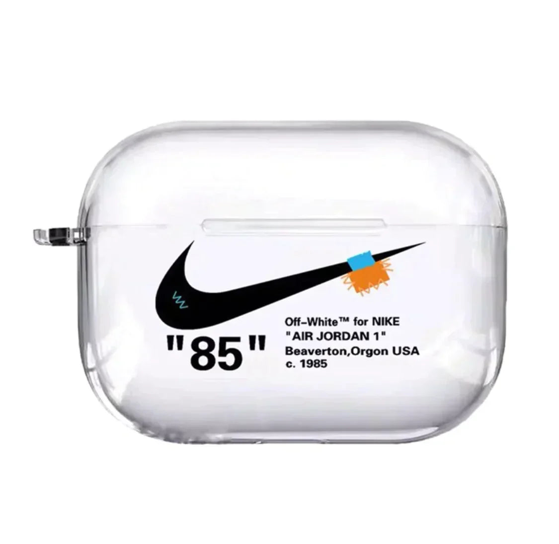 Etui na słuchawki AirPods Nike w kolorze złamanej bieli