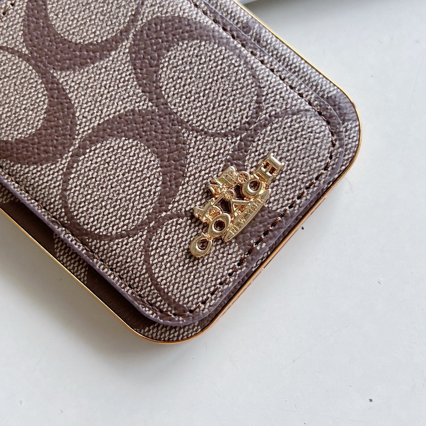 Θήκη Coach iPhone με θήκη για καφέ -KB241651