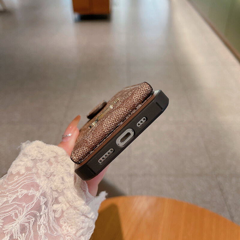 Θήκη Coach iPhone με πορτοφόλι -LBK241416