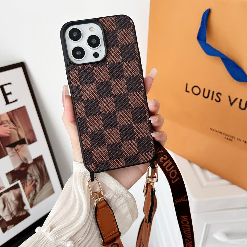 Lou Brown Crossbody pouzdro na iPhone
