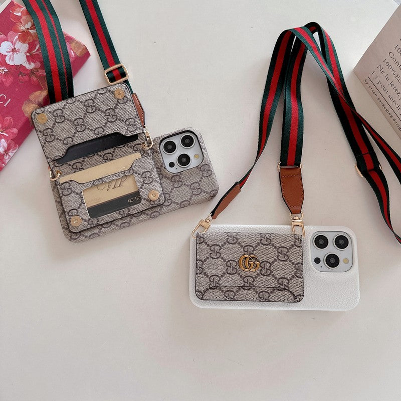 GG Card Bag Crossbody Classic pouzdro na iPhone