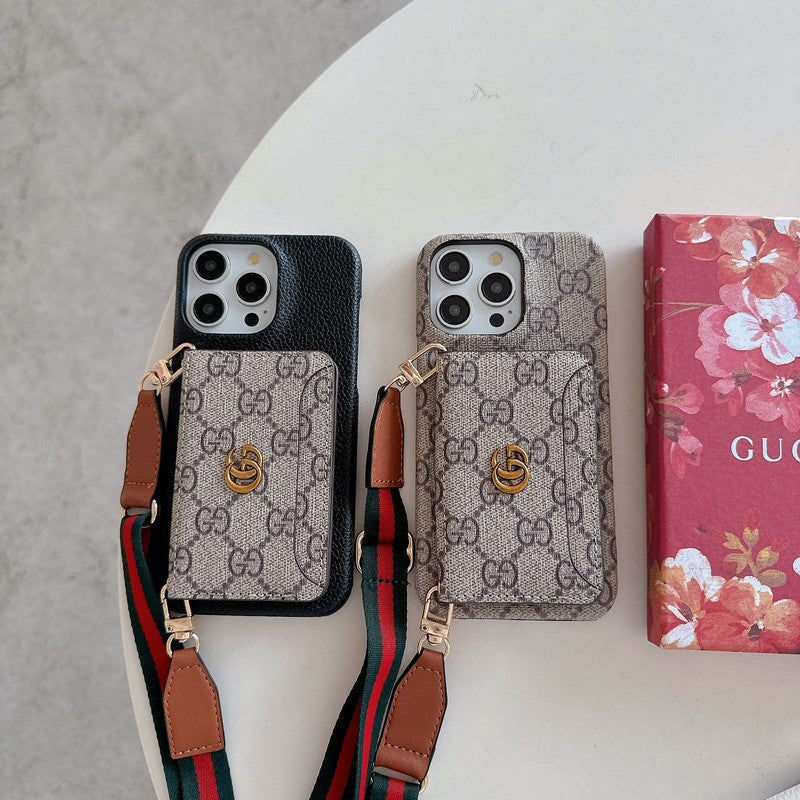 GG Card Bag Crossbody Classic pouzdro na iPhone