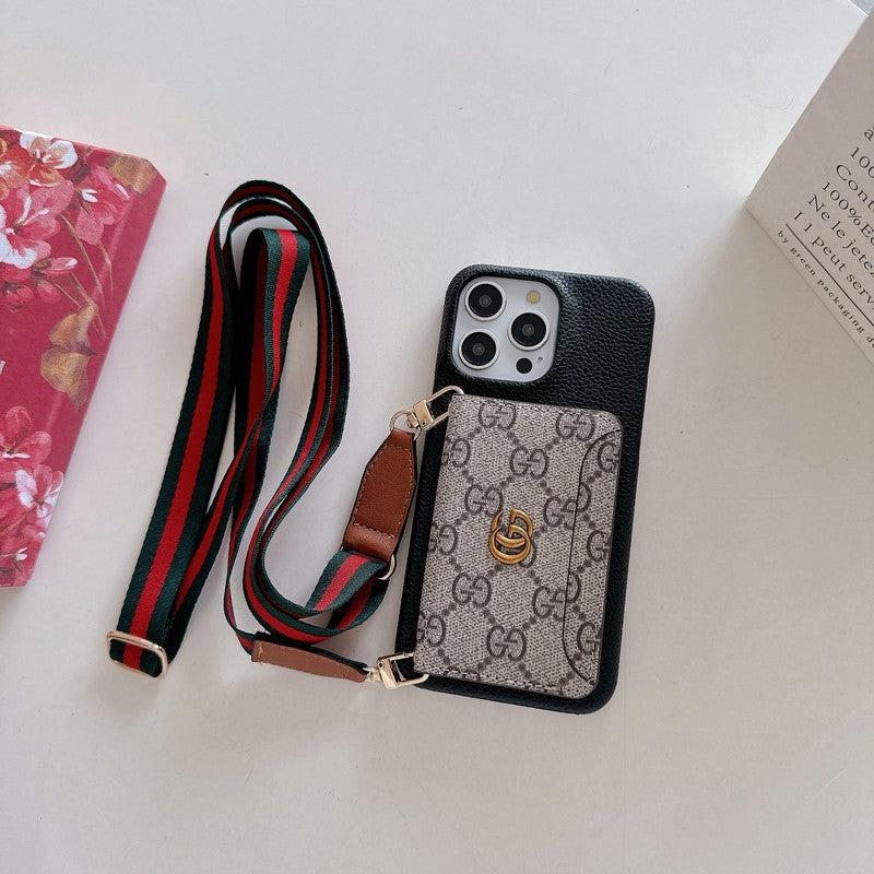 GG Card Bag Crossbody Classic pouzdro na iPhone