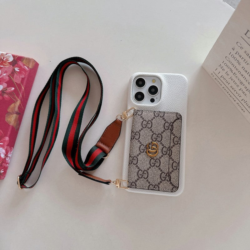GG Card Bag Crossbody Classic pouzdro na iPhone