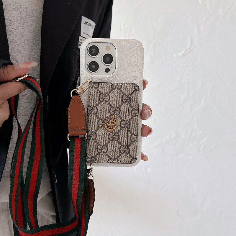 GG Card Bag Crossbody Classic pouzdro na iPhone