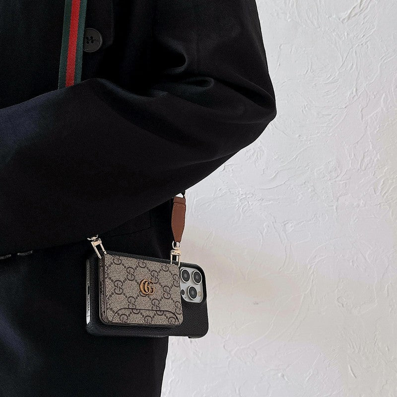 GG Card Bag Crossbody Classic pouzdro na iPhone