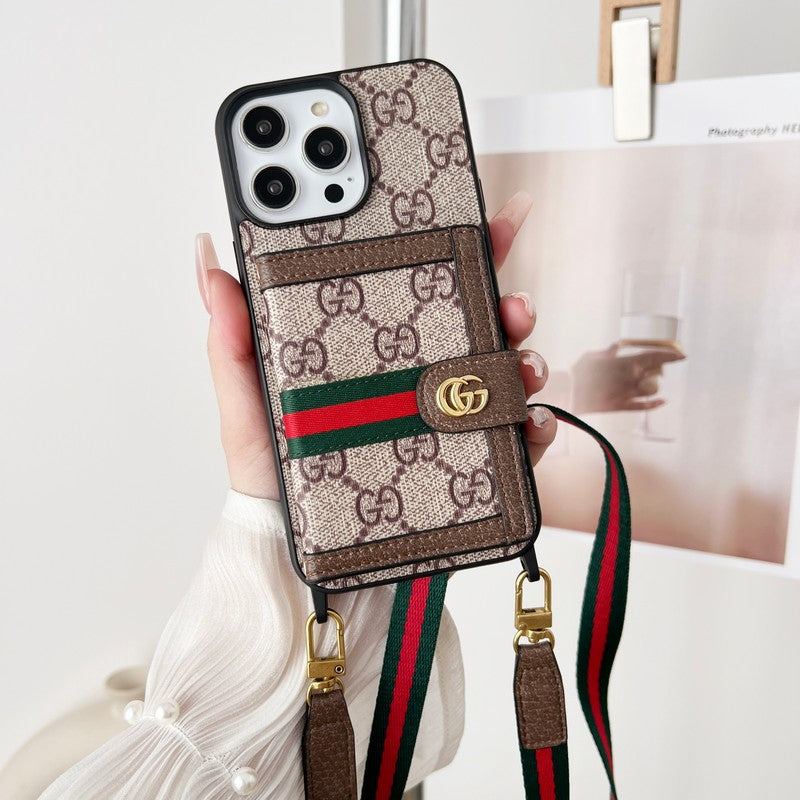 GG Card Bag Chain Classic iPhone-fodral