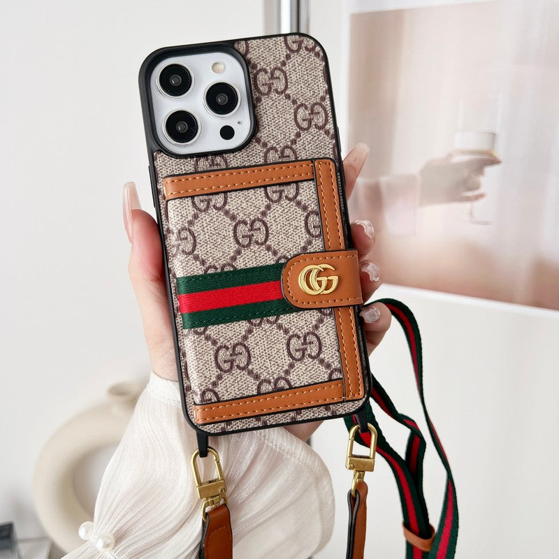 GG Card Bag Chain Classic iPhone-fodral