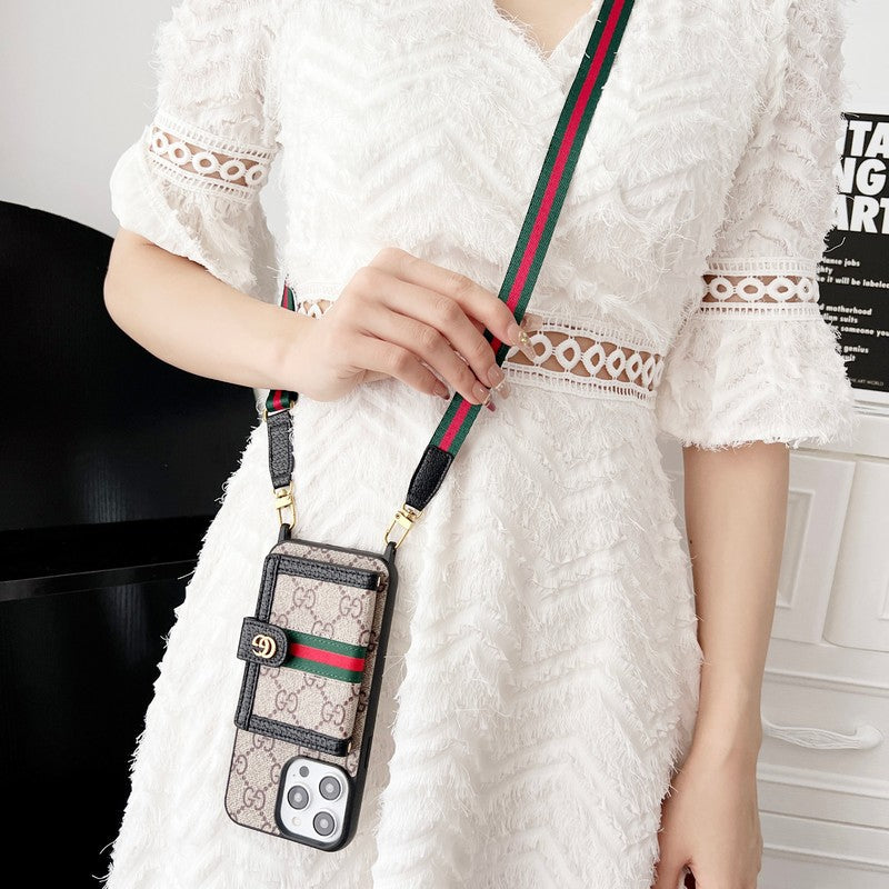 GG Card Bag Chain Classic iPhone-fodral