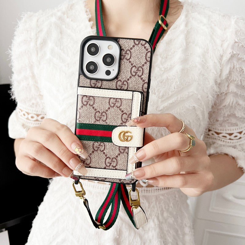 GG Card Bag Chain Classic iPhone-fodral