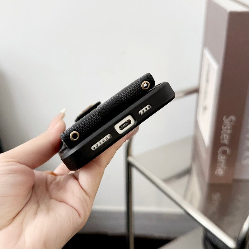 Étui pour iPhone Sac à cartes à bandoulière Lou Classic