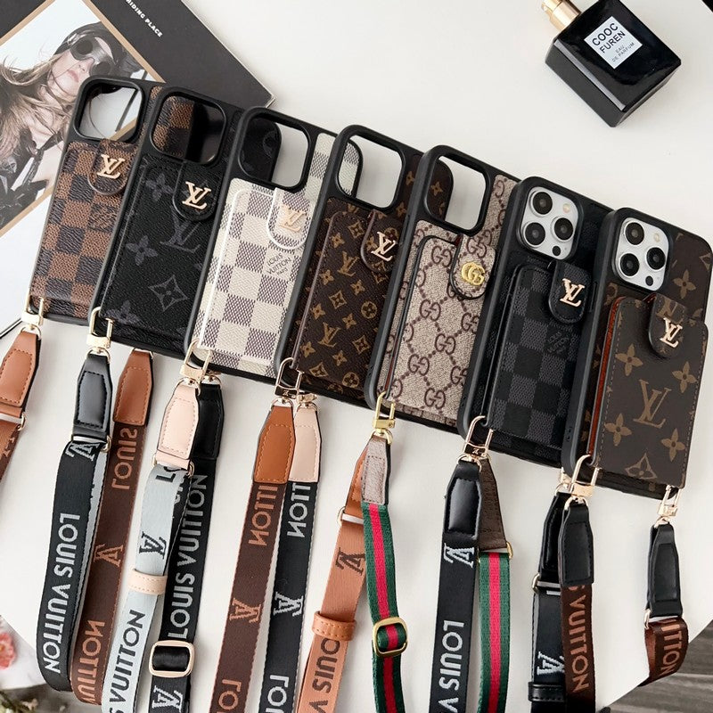 Étui pour iPhone Sac à cartes à bandoulière Lou Classic