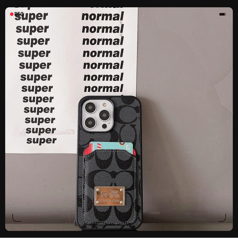 Kožené pouzdro na iPhone Coa Card Bag