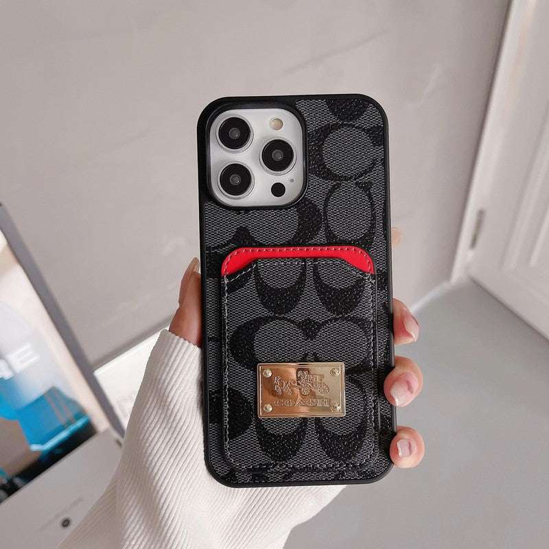 Kožené pouzdro na iPhone Coa Card Bag