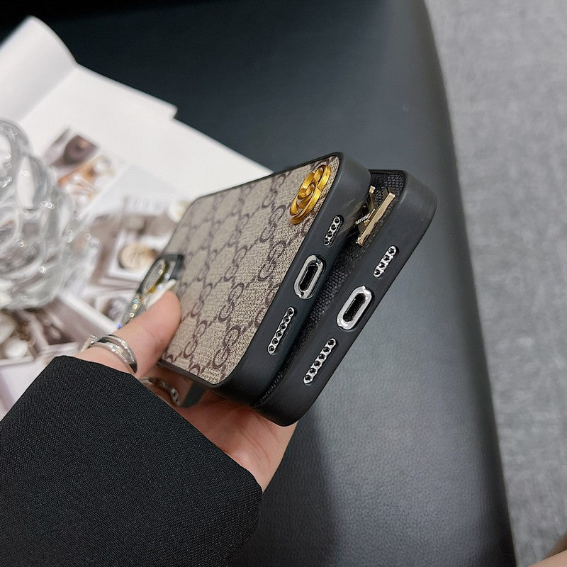 Klasické kožené pouzdro na iPhone Lou