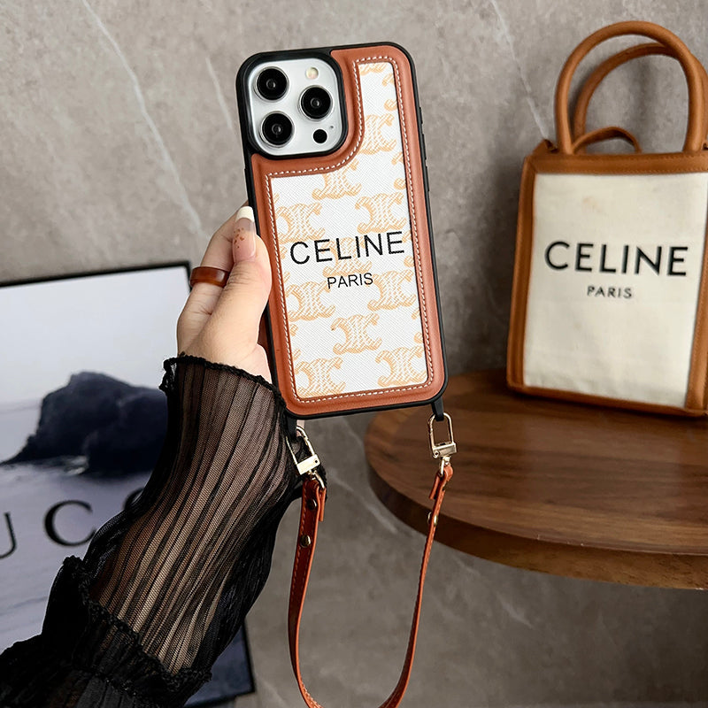 CE Hand Holder Leather 16 iPhone Case