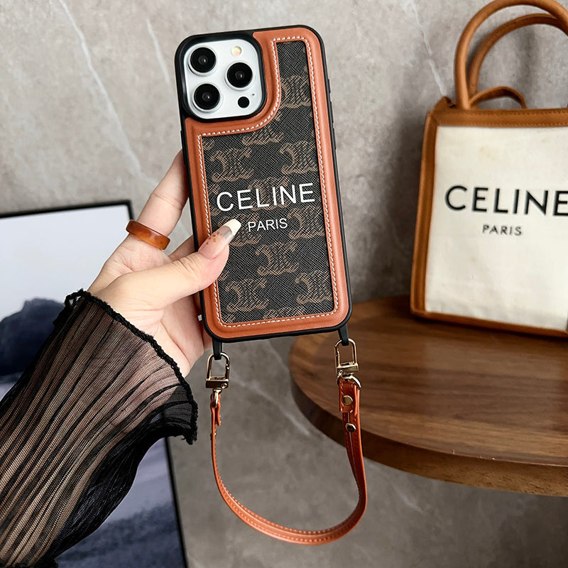 CE Hand Holder Leather 16 iPhone-fodral