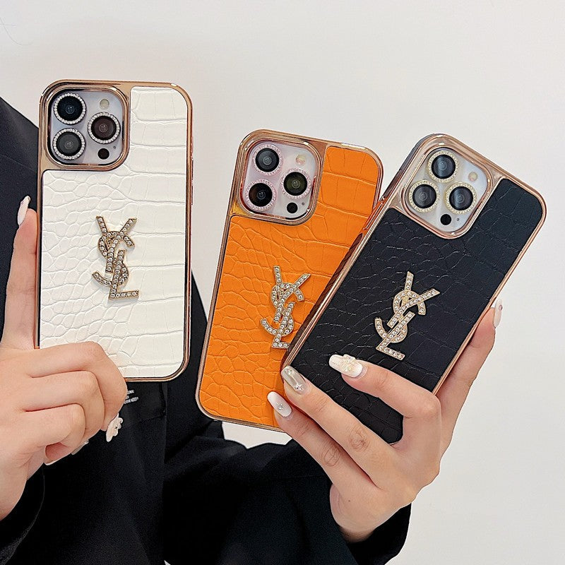 Husa iPhone din piele Saint Color Rose Gold