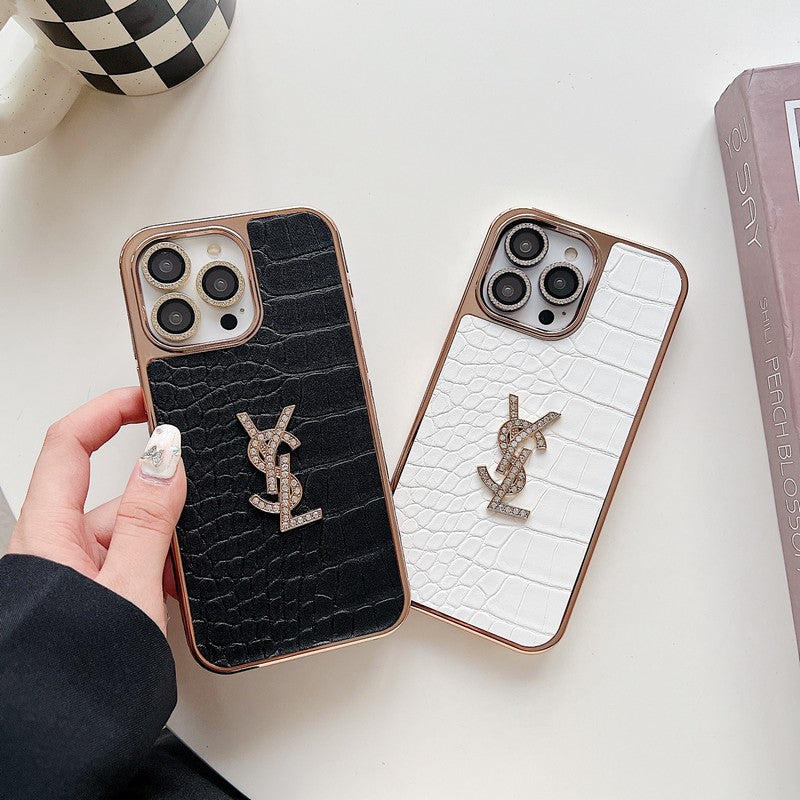 Husa iPhone din piele Saint Color Rose Gold