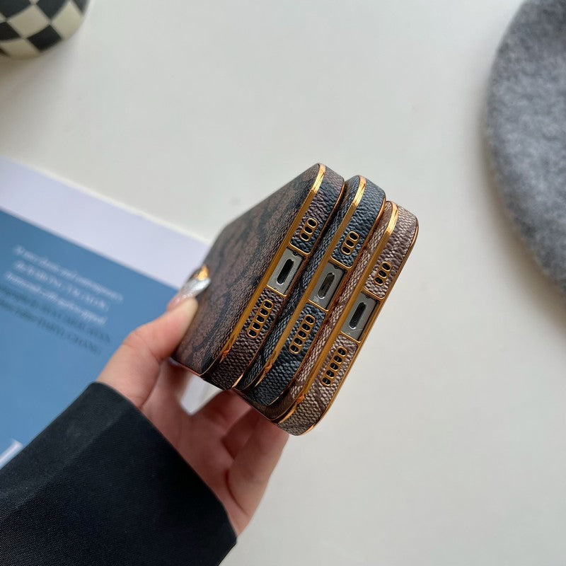 Pouzdro na iPhone z kakaové kůže