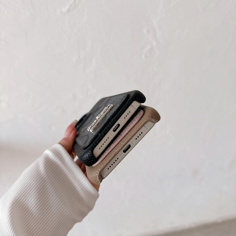 Coa-kortveske til iPhone i skinn