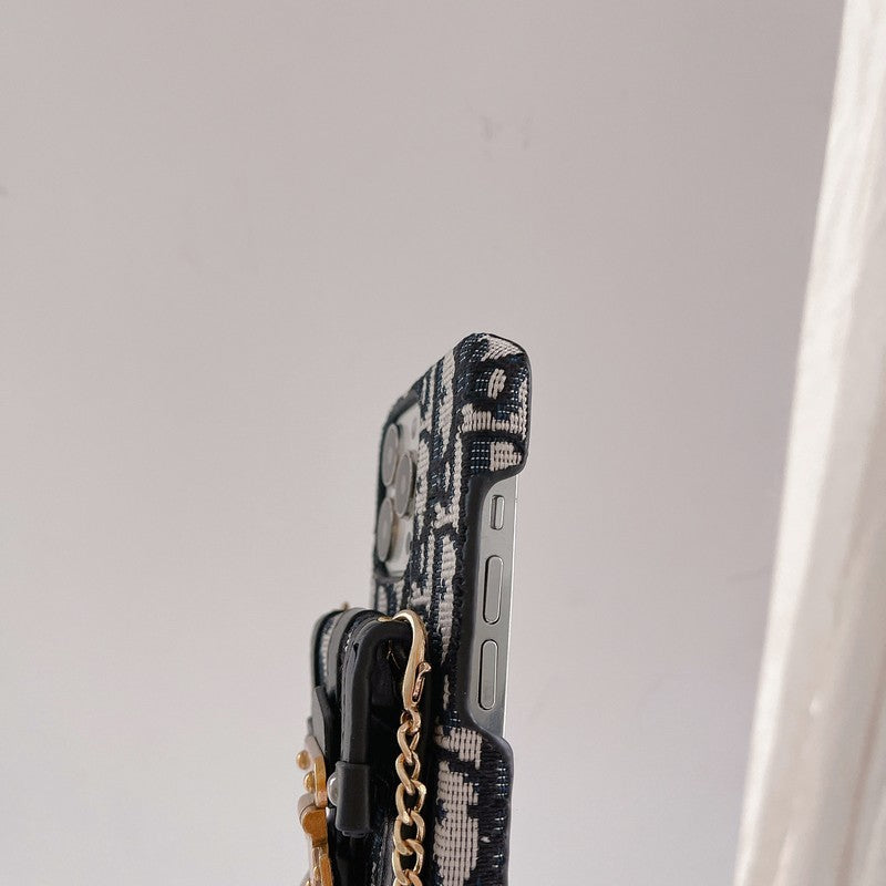 قاب آیفون پارچه ای کیف کارت سی دی