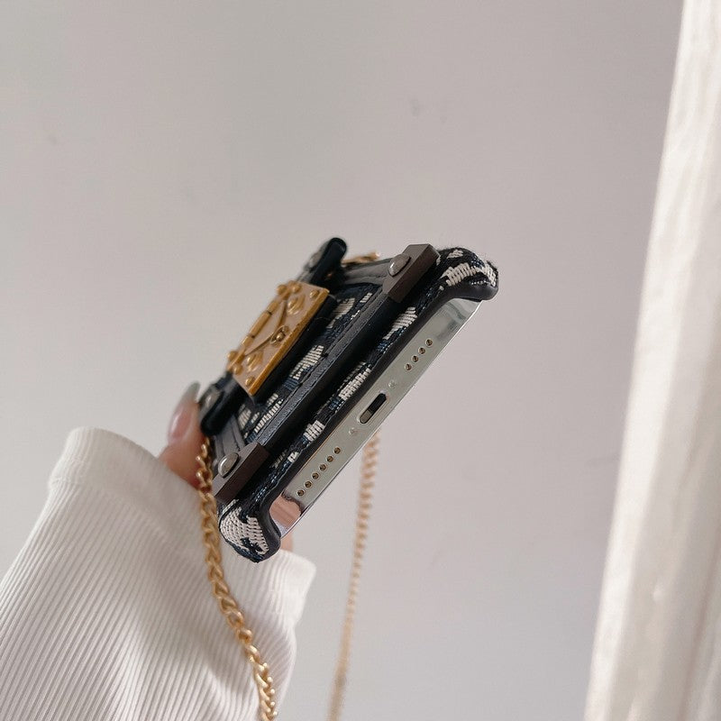 قاب آیفون پارچه ای کیف کارت سی دی