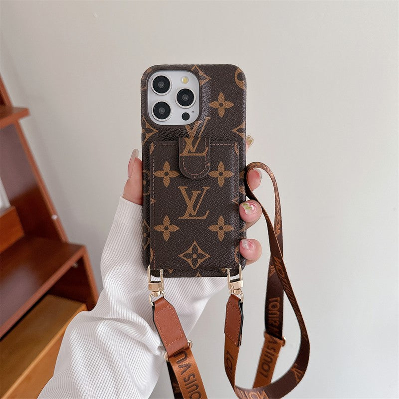 Lou Card Bag Crossbody Chain Pouzdro na iPhone