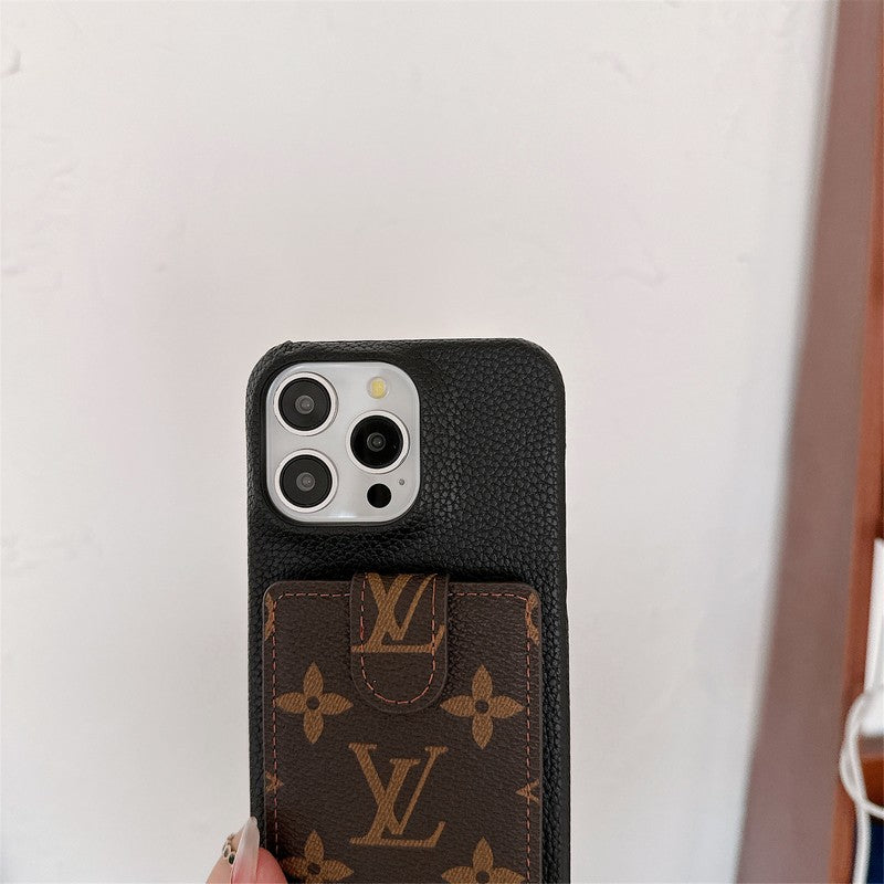 Lou Card Bag Crossbody Chain Pouzdro na iPhone