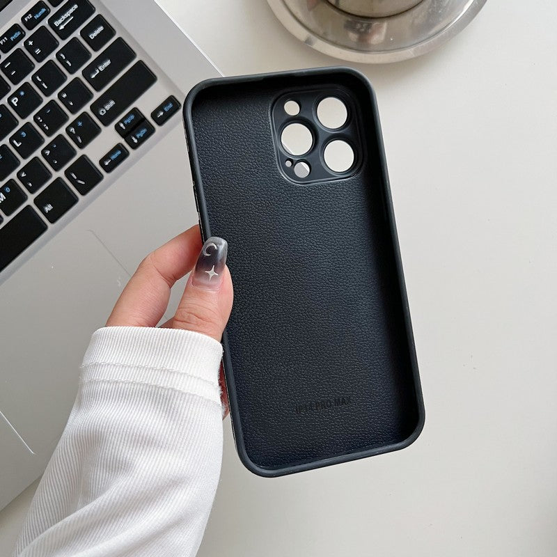 ルー クラシックカラー レザー iPhone ケース