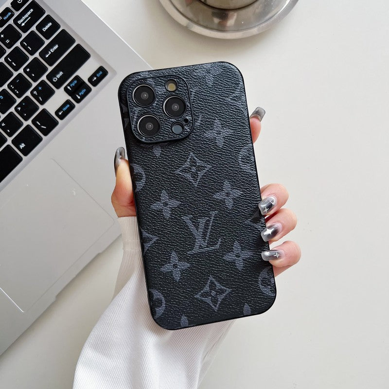 Klasické barevné kožené pouzdro na iPhone Lou