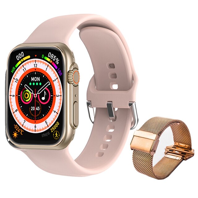 NOWY Ultra Watch Męski inteligentny zegarek Seria 8 Smartwatch z dostępem do drzwi NFC dla Androida Apple Phone Watch Bands
