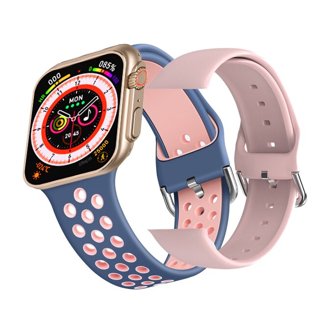 NOWY Ultra Watch Męski inteligentny zegarek Seria 8 Smartwatch z dostępem do drzwi NFC dla Androida Apple Phone Watch Bands