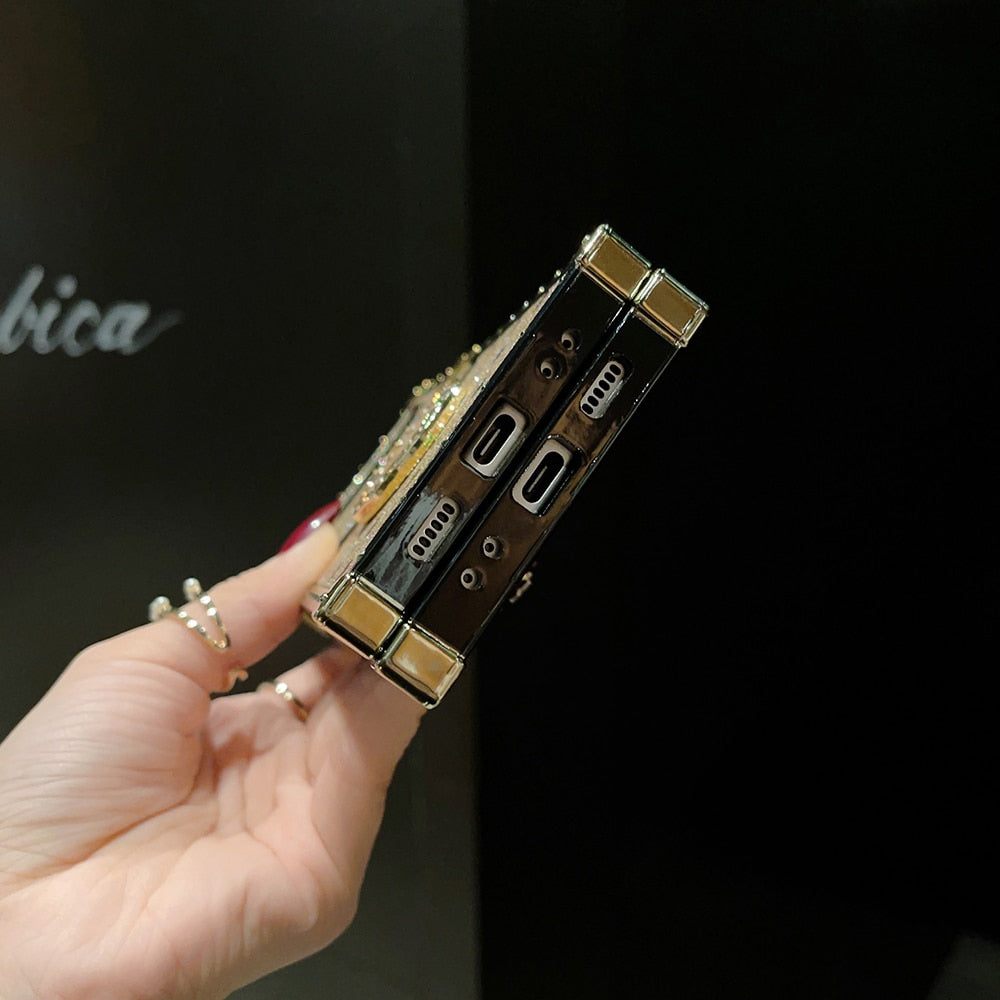 Квадратный чехол для Samsung Galaxy Z Flip6/5/4/3 5G «Кольцо поклонения»