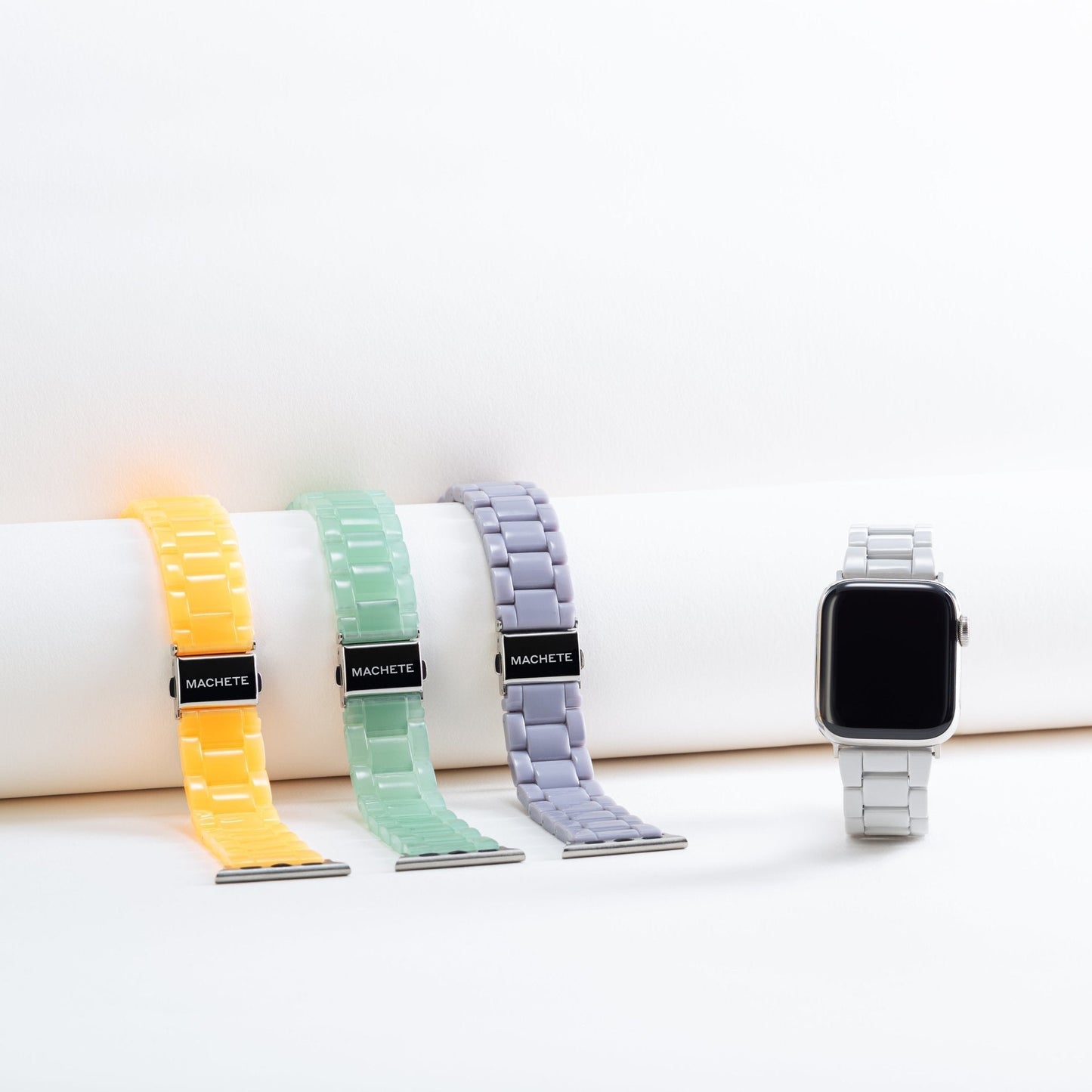 Bracelet Apple Watch en gris clair