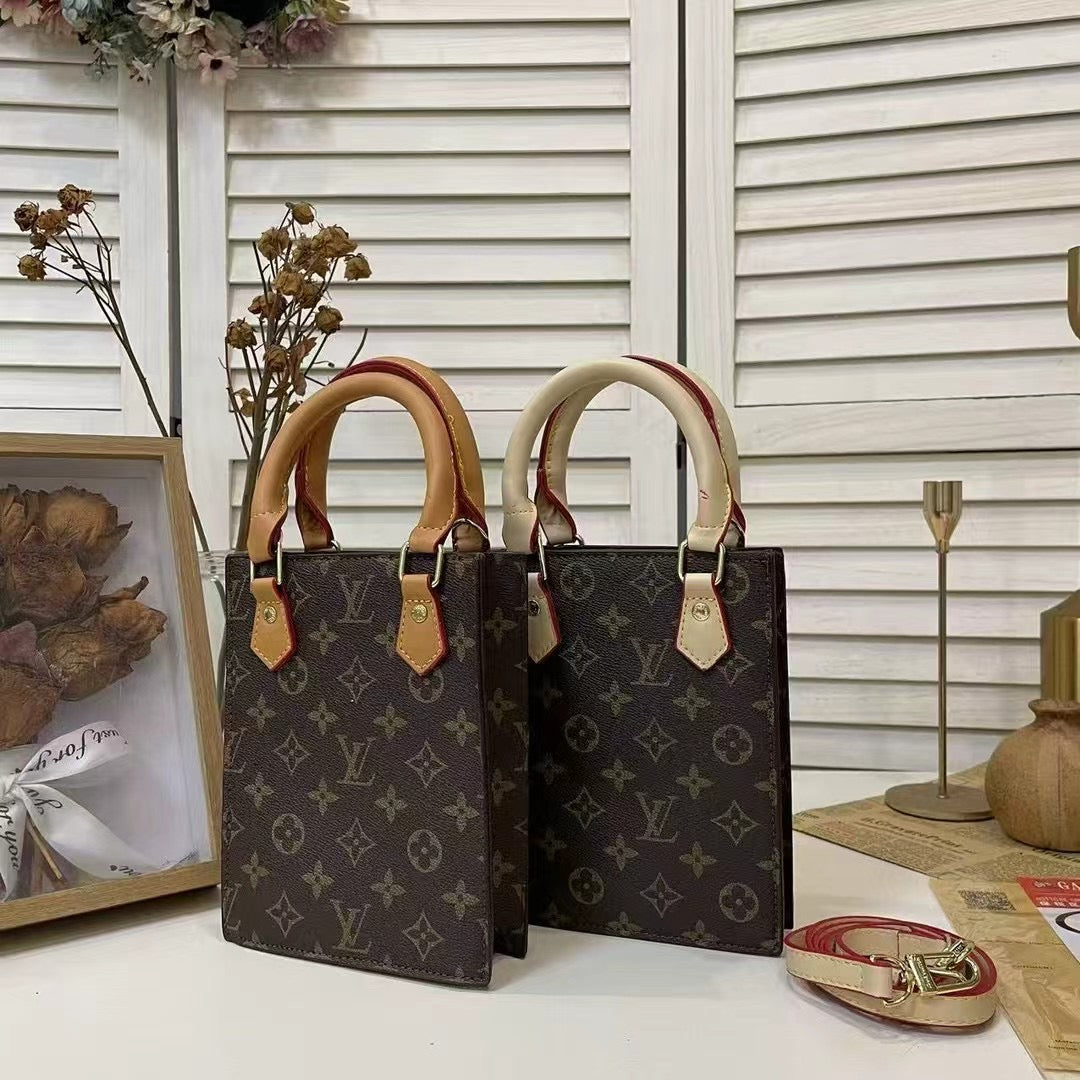 經典手提包，帶斜挎帶