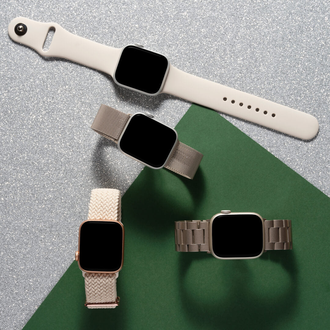 Milanese Loop Apple Watch-band - Starlight
