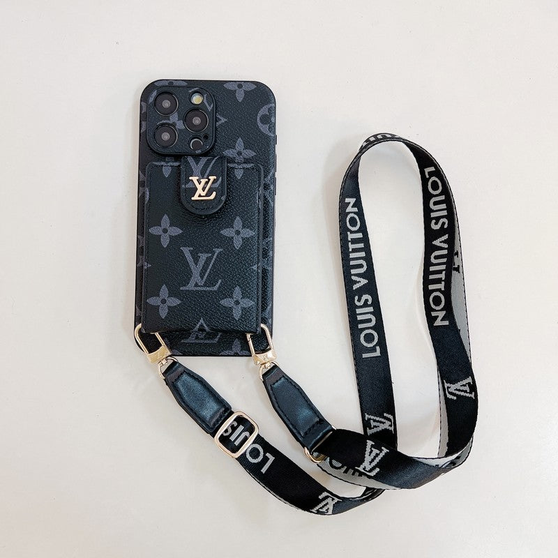 Lou Card Bag Crossbody Color Chain Pouzdro na iPhone