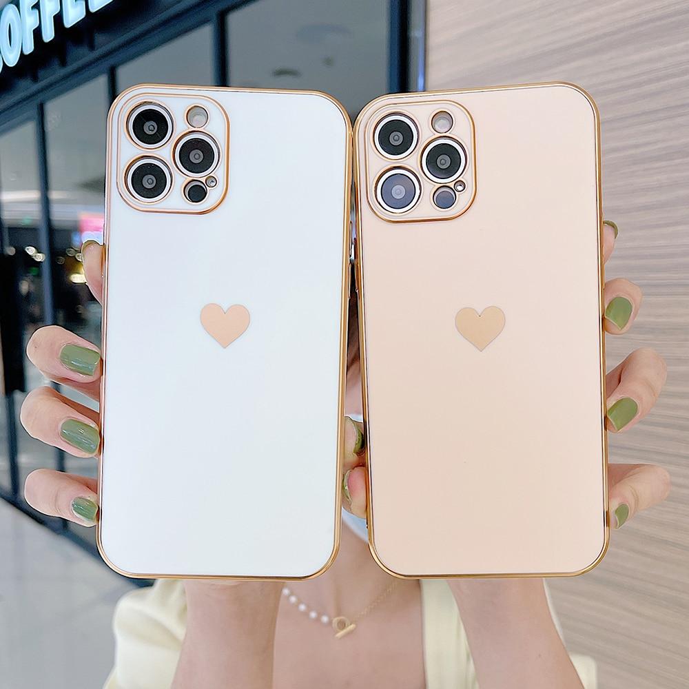 Love Heart Full Cover pouzdro na iPhone