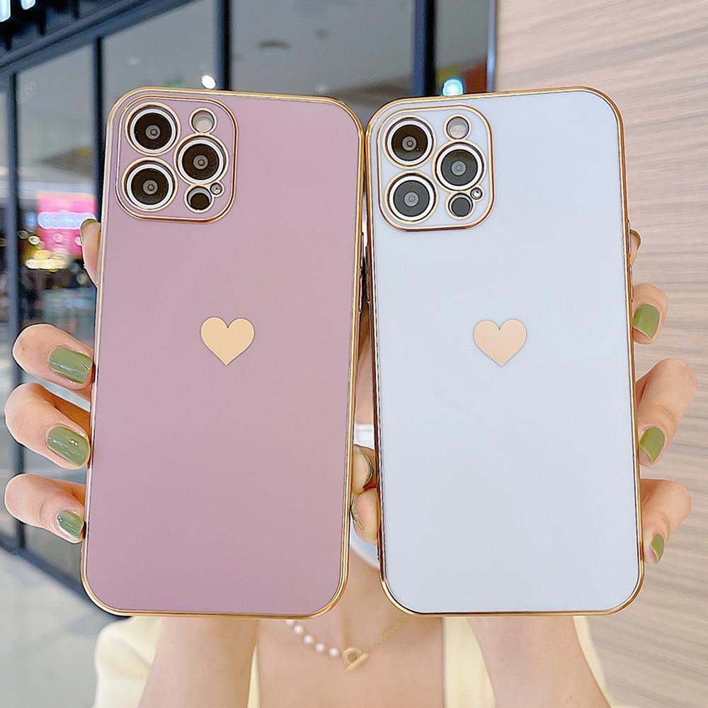 Love Heart Full Cover pouzdro na iPhone