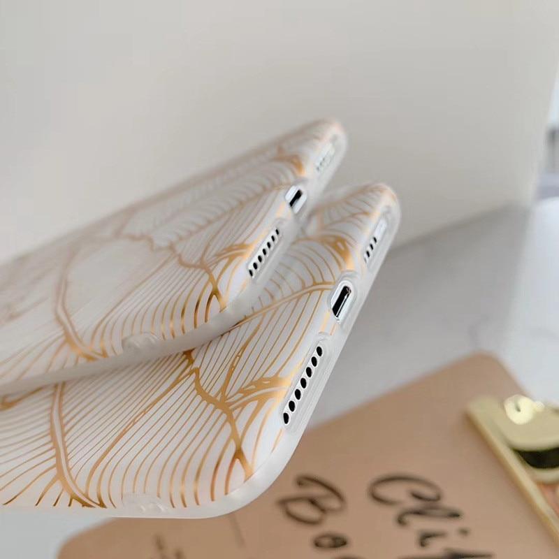 Goldene Blatt-iPhone-Hülle