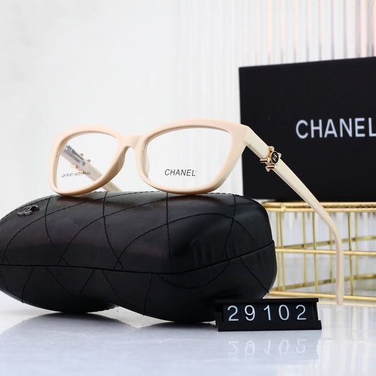 時尚水鑽徽標眼鏡