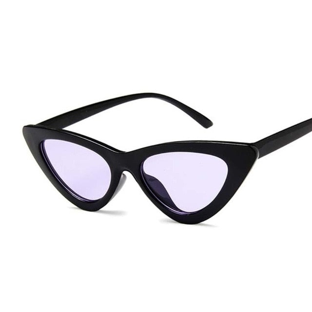 Nové Retro módní sluneční brýle Ženy Značka Návrhář Vintage Cat Eye Černá Bílá Sluneční brýle Dámská Dáma UV400 Oculos