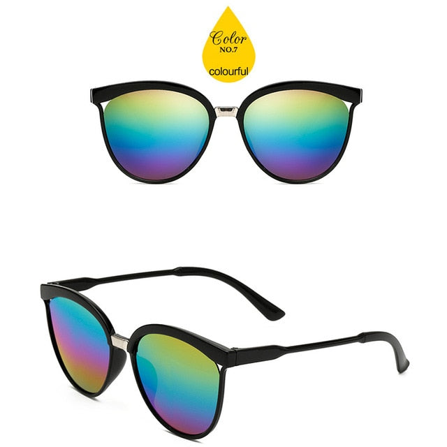 LeonLion Candies Značka Designér Sluneční brýle Cat Eye Dámské Luxusní Plastové Sluneční Brýle Klasické Retro Outdoor Oculos De Sol Gafas