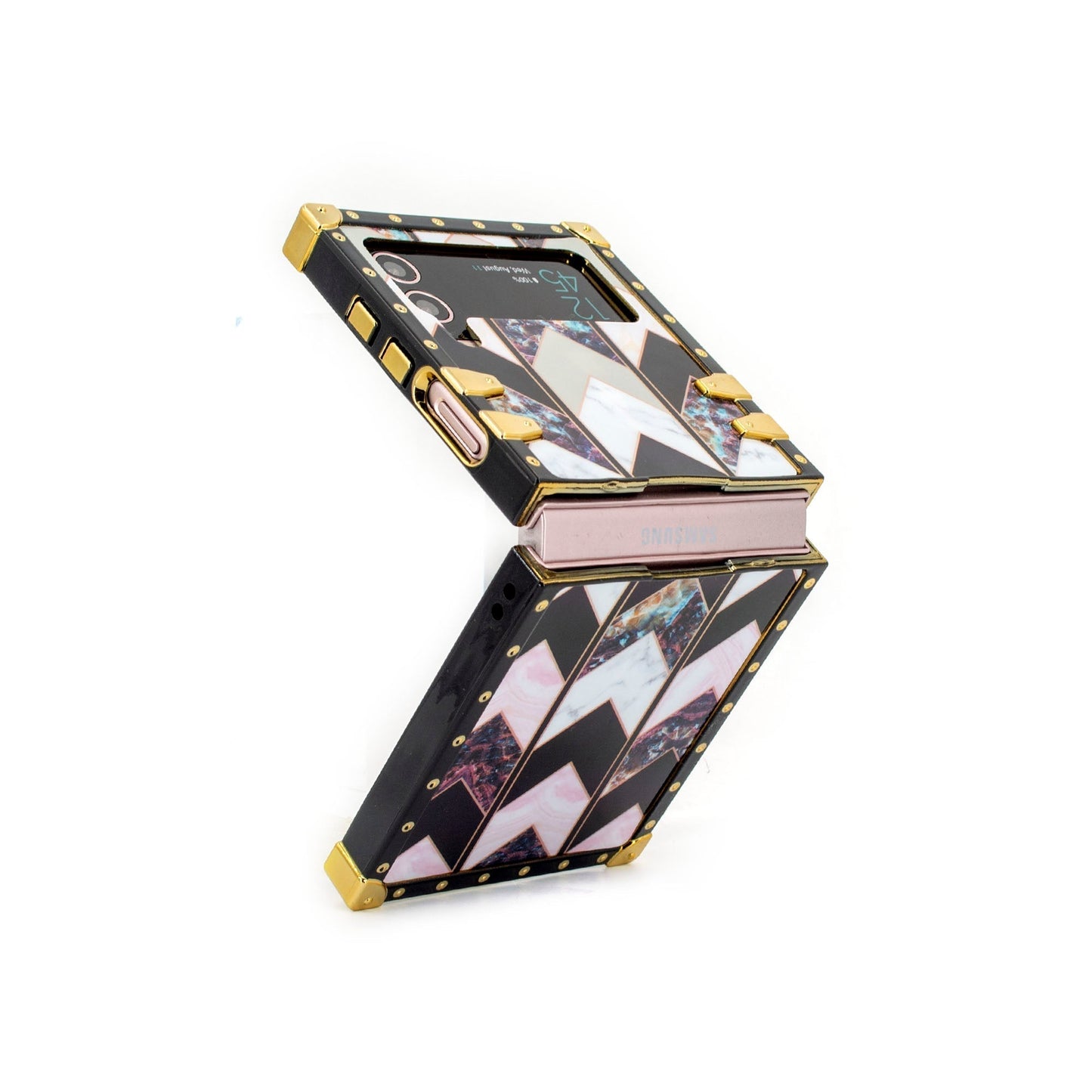 Квадратный чехол для Samsung Galaxy Z Flip6/5/4/3 5G "Хлорит"